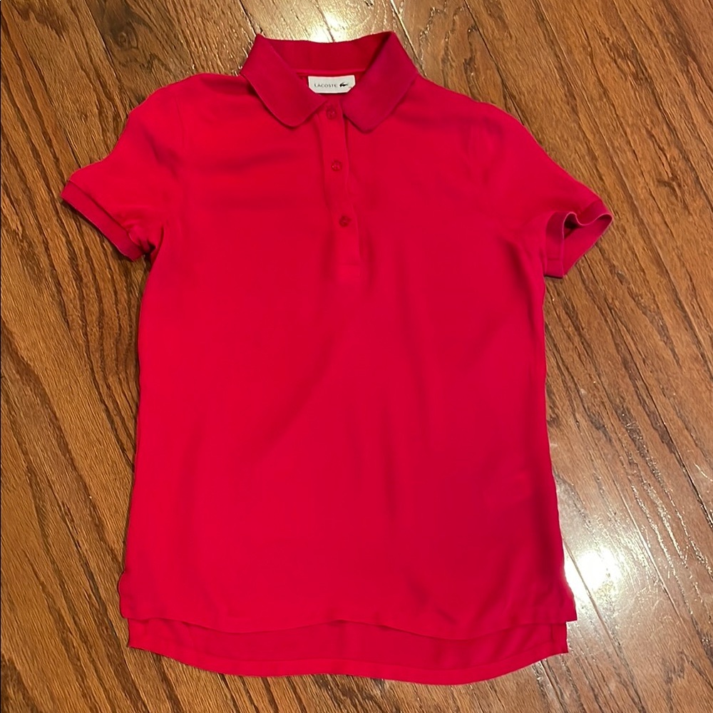 Lacoste Cherry Red Polo Shirt